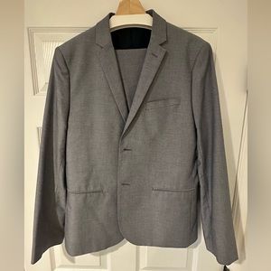 Charcoal slim fit suit